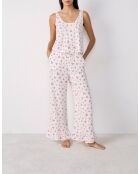 Witte top met hartjesprint van Carson