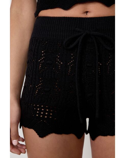 Schwarze Gaurine-Shorts