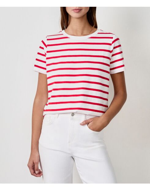 Rotes gestreiftes T-Shirt Jonita