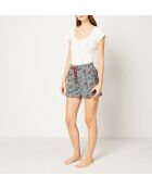 Wallis Shorts mit blaugrünem Aufdruck