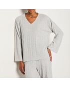 Hellgraues Sweatshirt Lussi