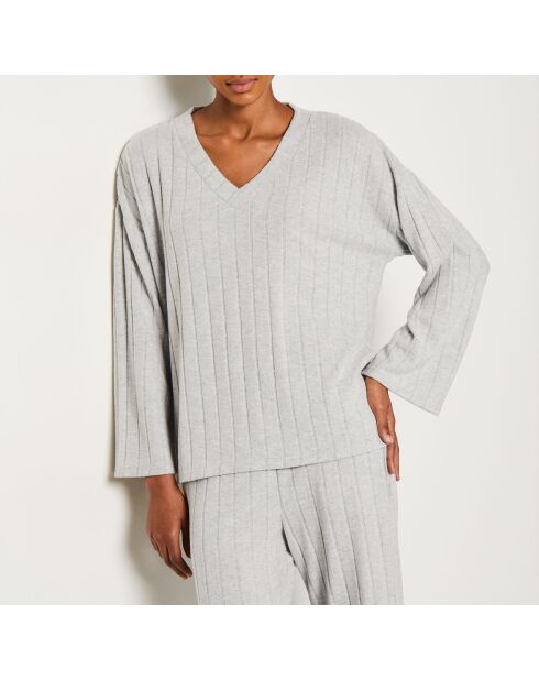 Sweatshirt Lussi gris clair