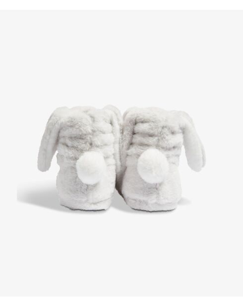 Hellgraue Ginou-Stiefel