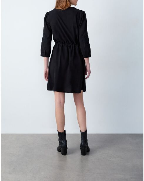 Geborduurde zwarte jurk van Prospere