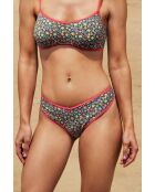 Mehrfarbige brasilianische Bade-Bikinihose Poesia