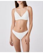 Reggiseno a triangolo bianco Begur senza ferretto e senza scocca