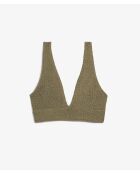 Onesize by etam khakifarbener olivfarbener BH ohne dreieckigen Bügel und ohne Schale
