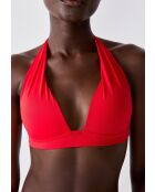 Soutien-gorge triangle sans armature et avec coque Luarca rouge