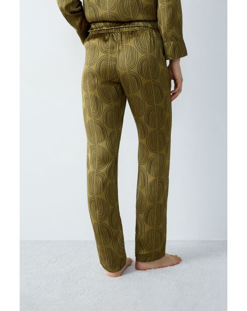 Nasir broek gedrukt op groene achtergrond