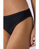 Slip bikini nero luminoso