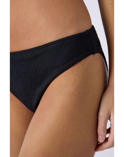 Slip bikini nero luminoso