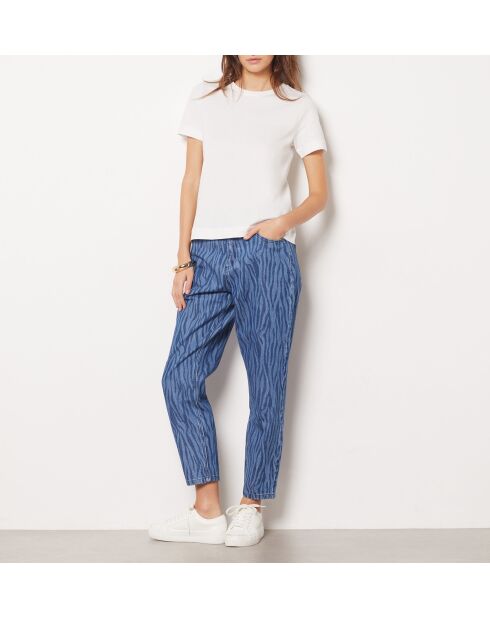 Dali blauwe broek met print