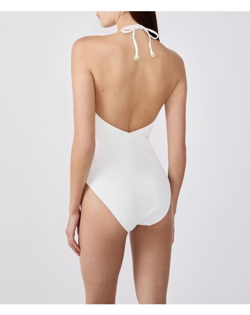 Bañador Begur blanco de 1 pieza sin montura