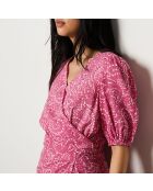 Blaues Druckkleid Horatia