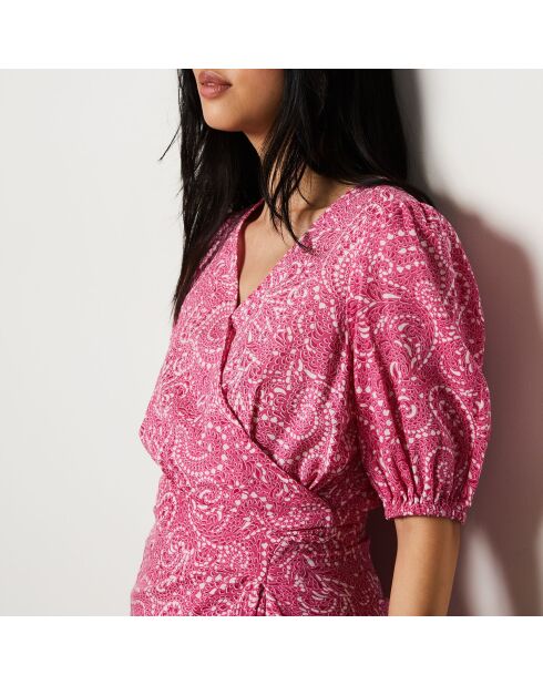 Blaues Druckkleid Horatia