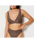 Sujetador triangular de cobre Bassa sin aros y sin carcasa