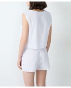 Witte top van Carlyne