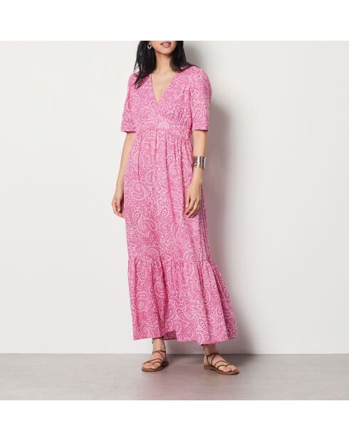 Horatio jurk met petunia-print