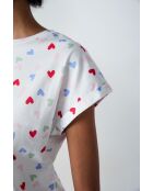 Pabou ecrufarbenes T-Shirt