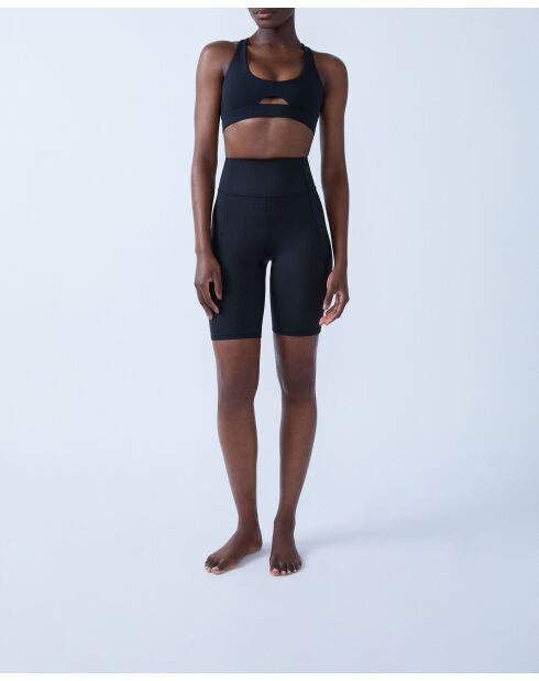 Zwarte fietsbroek Tonic