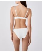 Reggiseno a triangolo bianco Begur senza ferretto e senza scocca