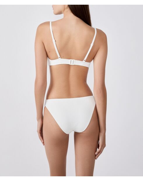 Reggiseno a triangolo bianco Begur senza ferretto e senza scocca