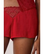 Rode korte broek Declaration