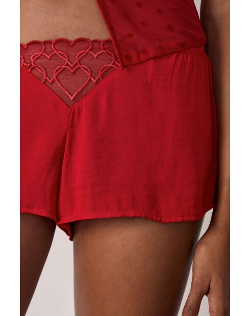 Rode korte broek Declaration