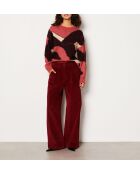 Pull Fahila bordeaux