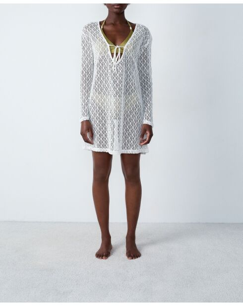 Tunique à manches longues Biba b écru