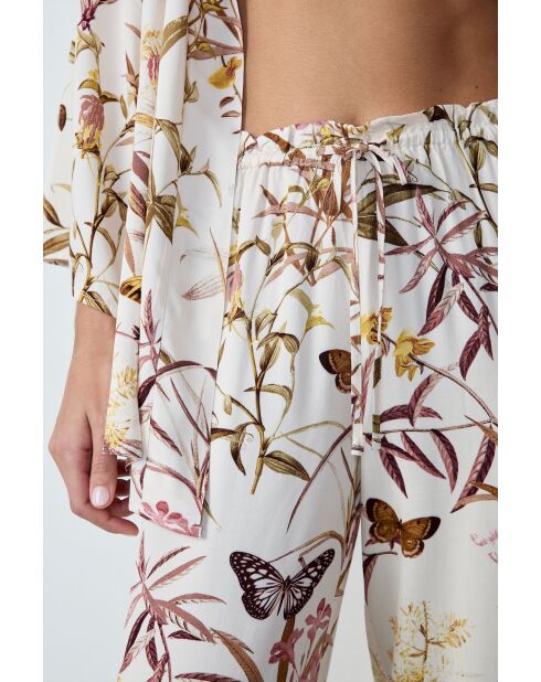 Paco broek gedrukt op een ecru achtergrond