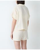 Camisa Venicia amarillo pálido