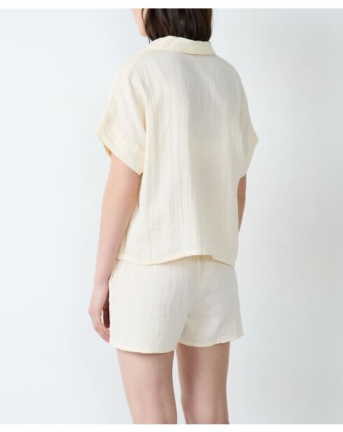 Blassgelbes Hemd Venicia