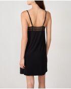 Camicia da notte nera Albane