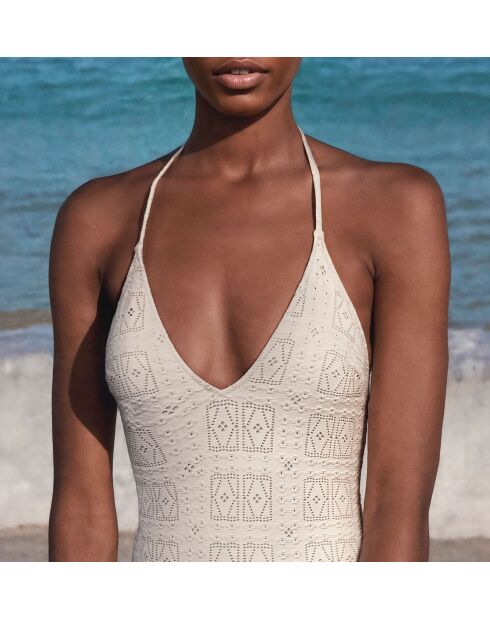 Gabin ecru 1-delig badpak zonder montuur