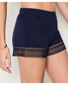 Marineblauwe korte broek Albane