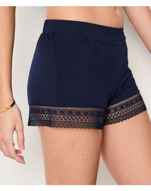 Marineblauwe korte broek Albane