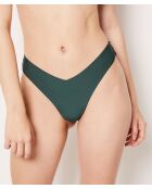 Caleta groen Braziliaans bikinibroekje met hoge pijpen