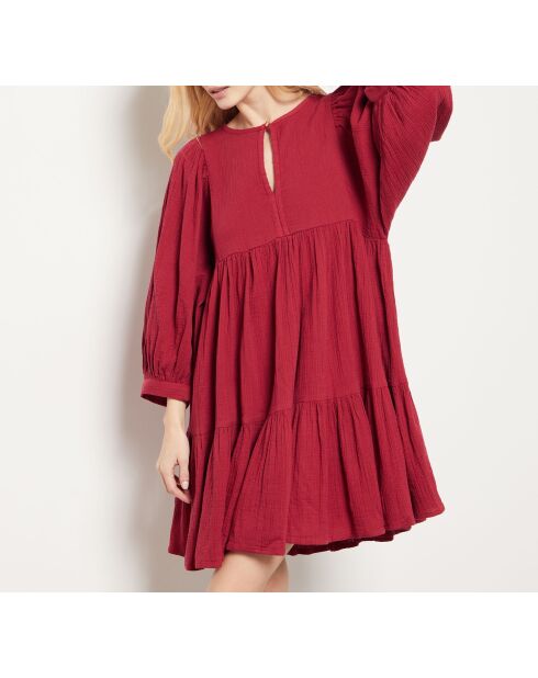 Bordeauxrode jurk van Aerys