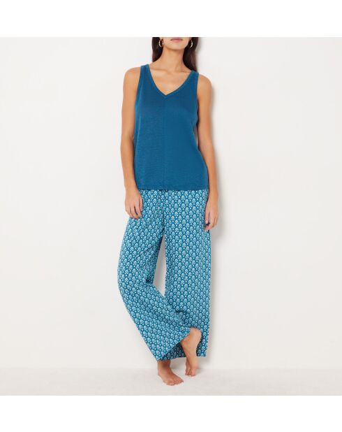 Debardeur Okaylee imprimé fond vert