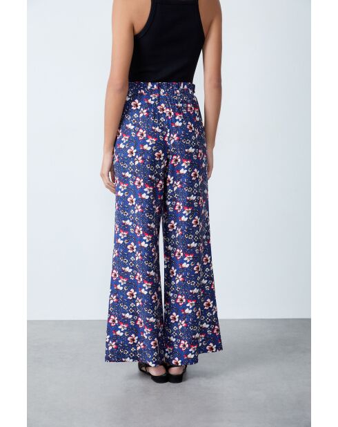 Vilma veelkleurige broek met bloemenprint