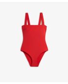1 Stück Badeanzug ohne Rahmen ohne Schale 2 Sculpt rot