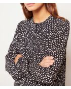 Reglissi Shirt mit schwarzem Hintergrunddruck