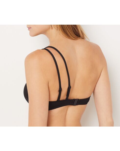 Reggiseno nero idilliaco senza ferretto e senza scocca