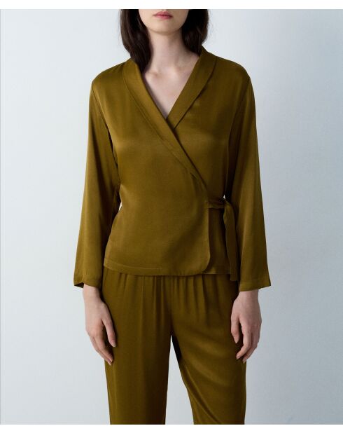 Khakifarbenes olivgrünes Hemd Naike