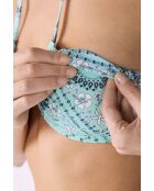 Arizonalove bh met hoofdband zonder beugel en zonder schelp bedrukte hemelsblauwe achtergrond