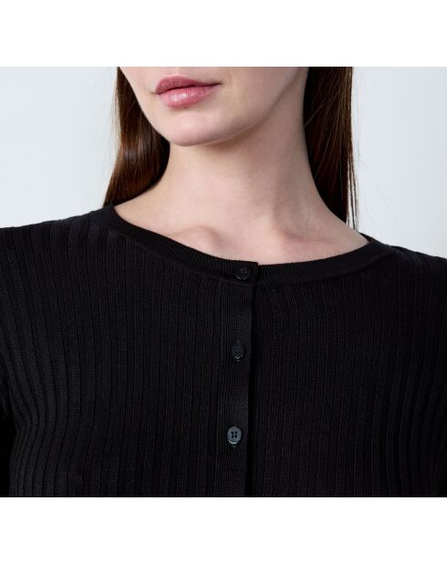 Gitta schwarze Strickjacke