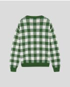 Grüner karierter Ranger-Pullover
