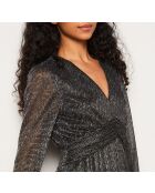 Silbernes Kleid Ninon