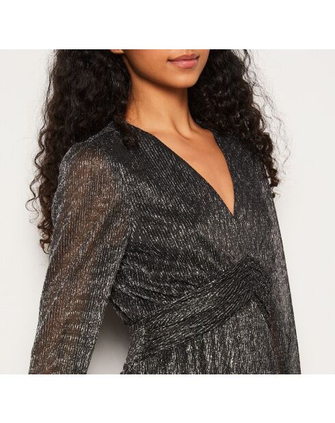 Silbernes Kleid Ninon